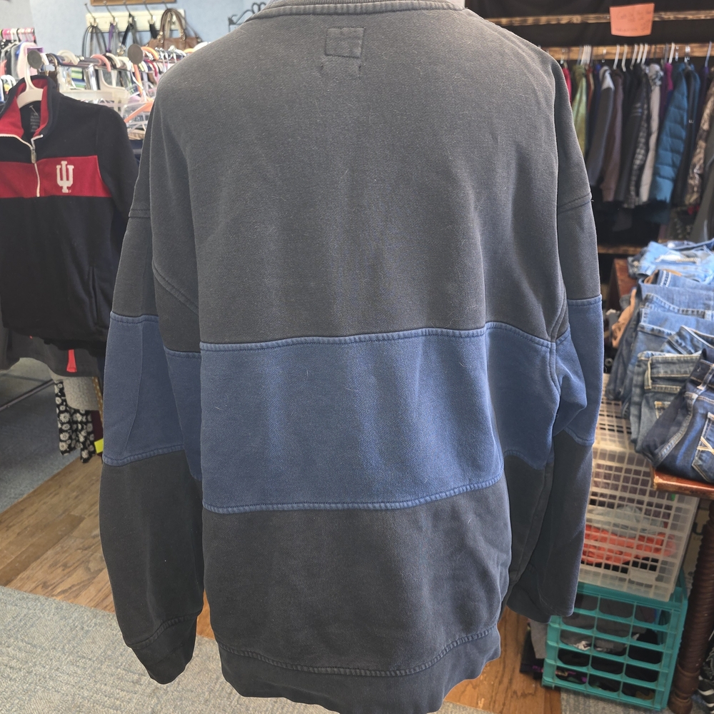 Levi's Men's Two-Tone Sweat Shirt Black and Blue - Picture 6 of 10
